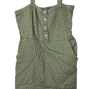 No Boundaries green flower dress